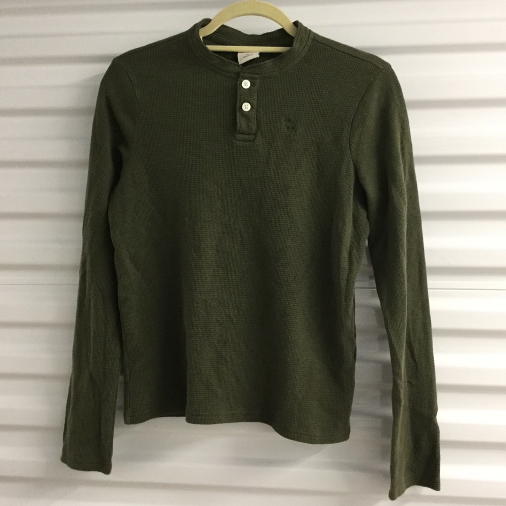 Abercrombie Kids Top Front Buttons Henley-SZ XL